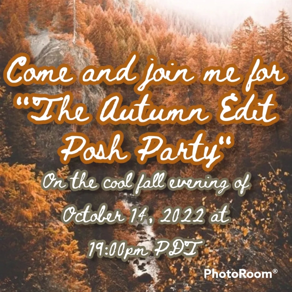 🍂 Co-Hosting "The Autumn Edit Posh Party" on Oct 14, 2022 19:00 PM PDT 🍁